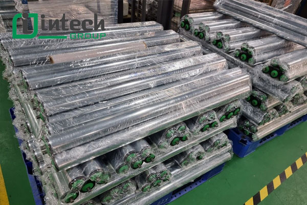 Con lăn thép mạ kẽm chế tạo băng tải